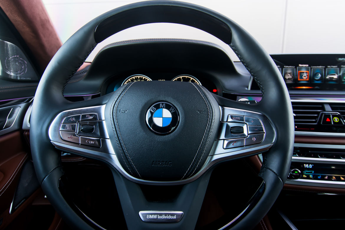 BMW serii 7 G12 wnętrze pakiet BMW Individual