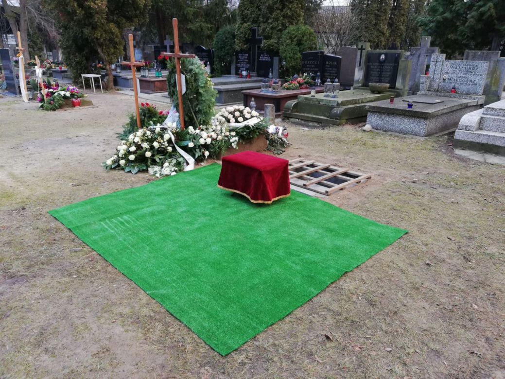 Pogrzeb dziennikarza Krzysztofa Leskiego