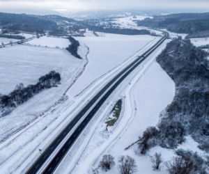 Trudne warunki drogowe w Polsce