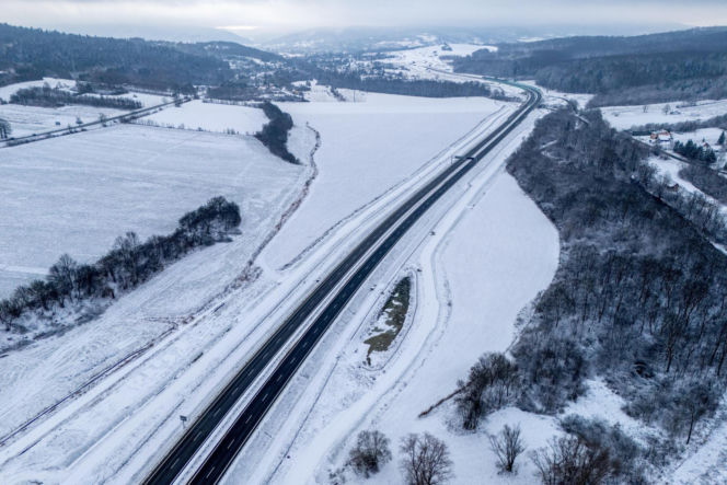 Trudne warunki drogowe w Polsce