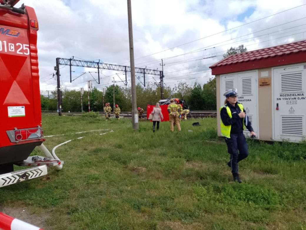 Tragiczny wypadek na przejeździe kolejowym w Aleksandrowie Kujawskim