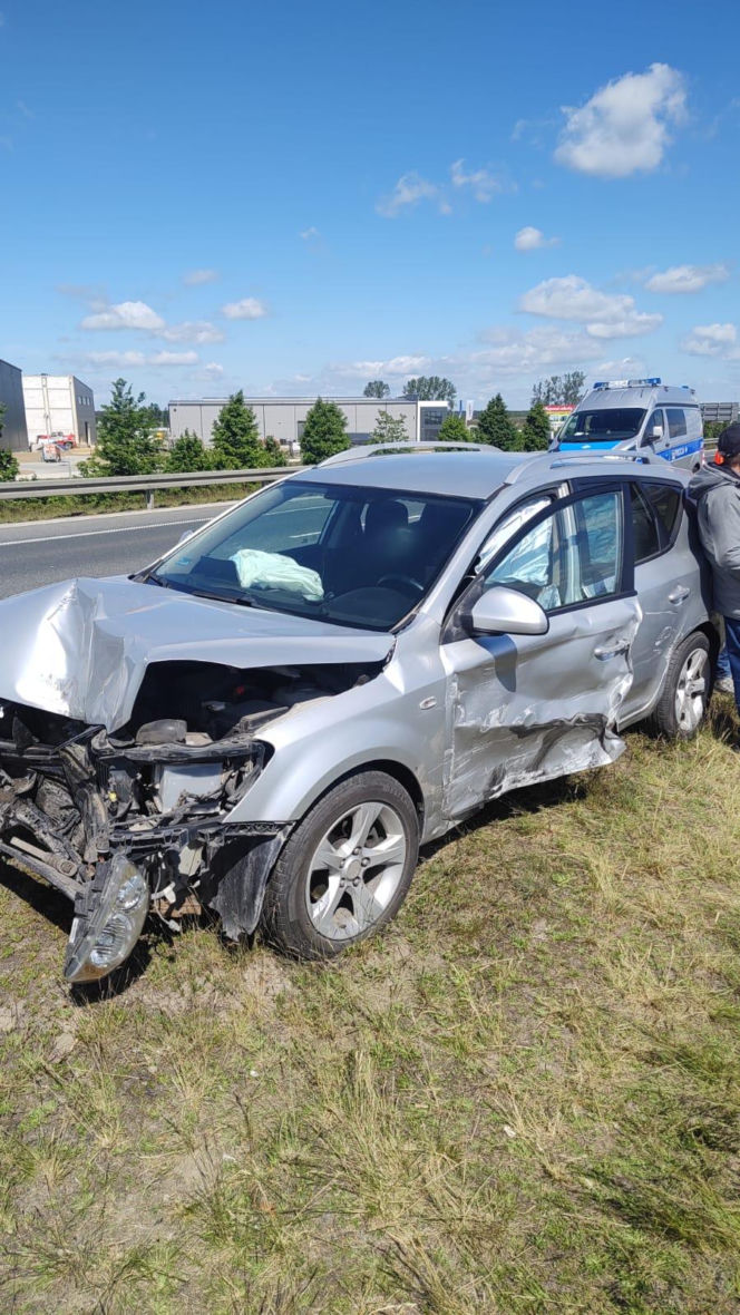 Zablokowana S5 koło Leszna. Zderzenie kilku aut na wysokości Święciechowy