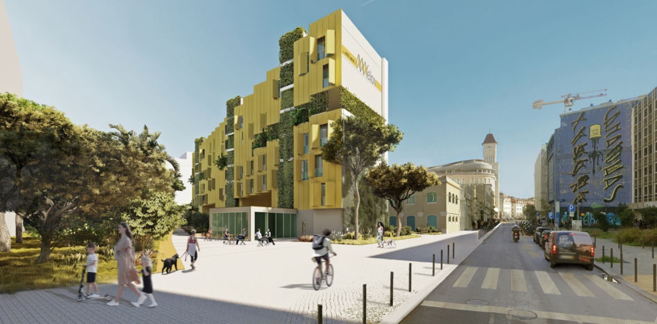Wizualizacja projektu Yellow, Polska (nagroda studentów)