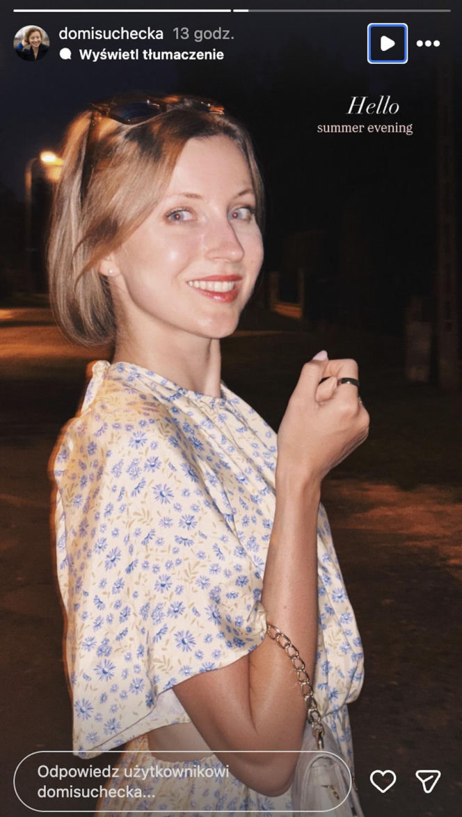 M jak miłość. Dominika Suchecka na Instagramie