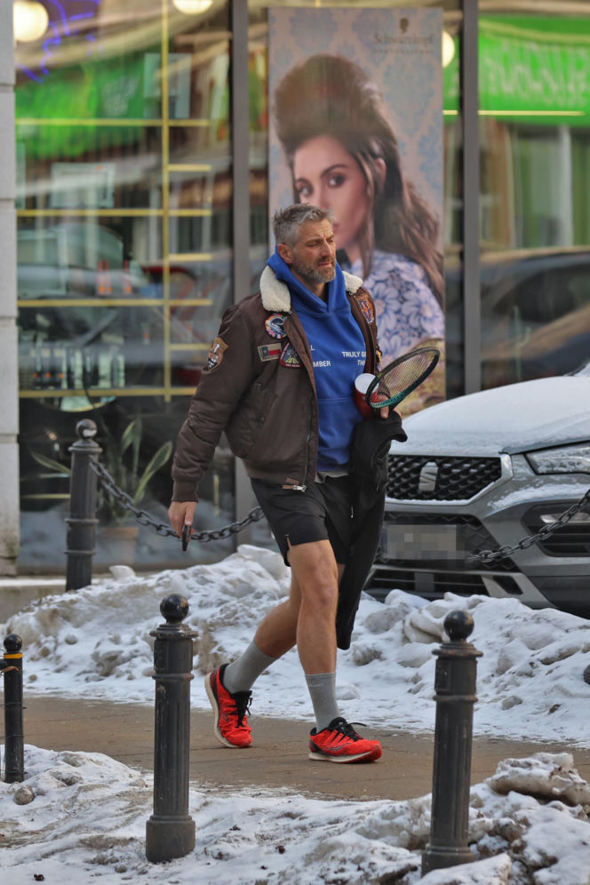 Maciej Dowbor wystawił nogi na mróz