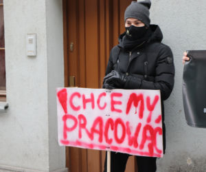 Protest branży ślubnej w Toruniu