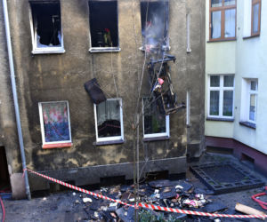 Szczecin: Pożar na Jagielońskiej