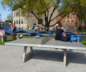 Park na Rynku Zaborowskim w Lesznie już otwarty