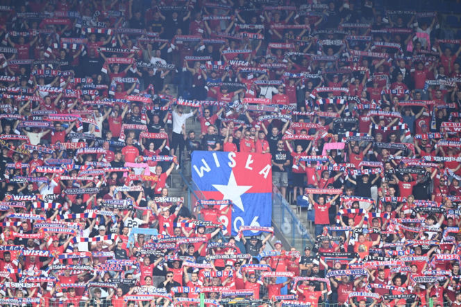 Wisła Kraków - Wrexham. Kibice