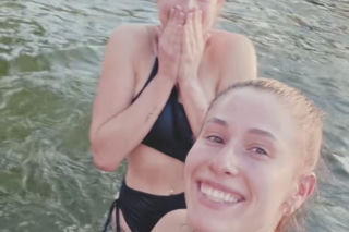 Natalia Bukowiecka w święta morsowała z siostrą