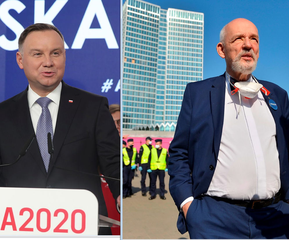 Andrzej Duda i Janusz Korwin-Mikke