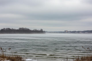 Mroźna środa w Giżycku. Czy nadchodzi śnieżny armagedon?