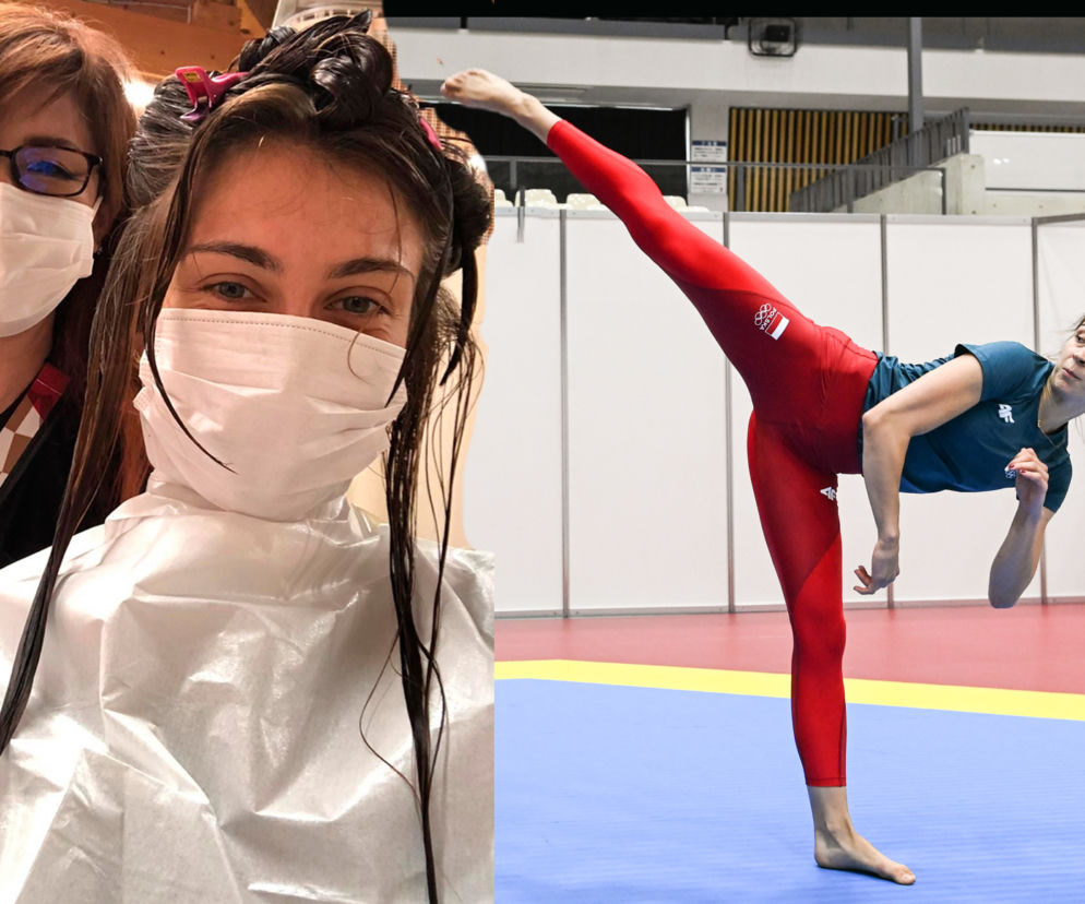 	Taekwondzistka Patrycja Adamkiewicz przed walką o medal poszła do fryzjera