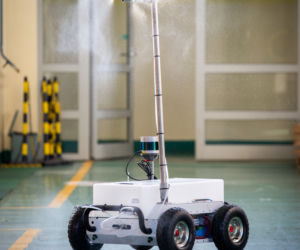W Szczecinie powstał robot, który walczy z koronawirusem