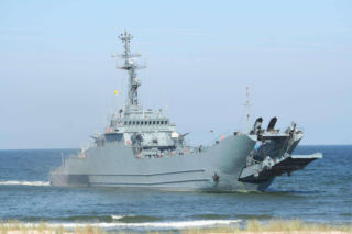 Lublin odwiedził Lublin. Załoga wyjątkowego okrętu z wizytą w mieście