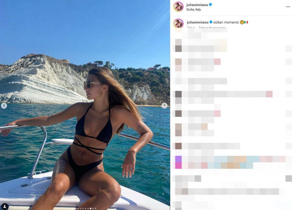 Julia Wieniawa pokazała biust