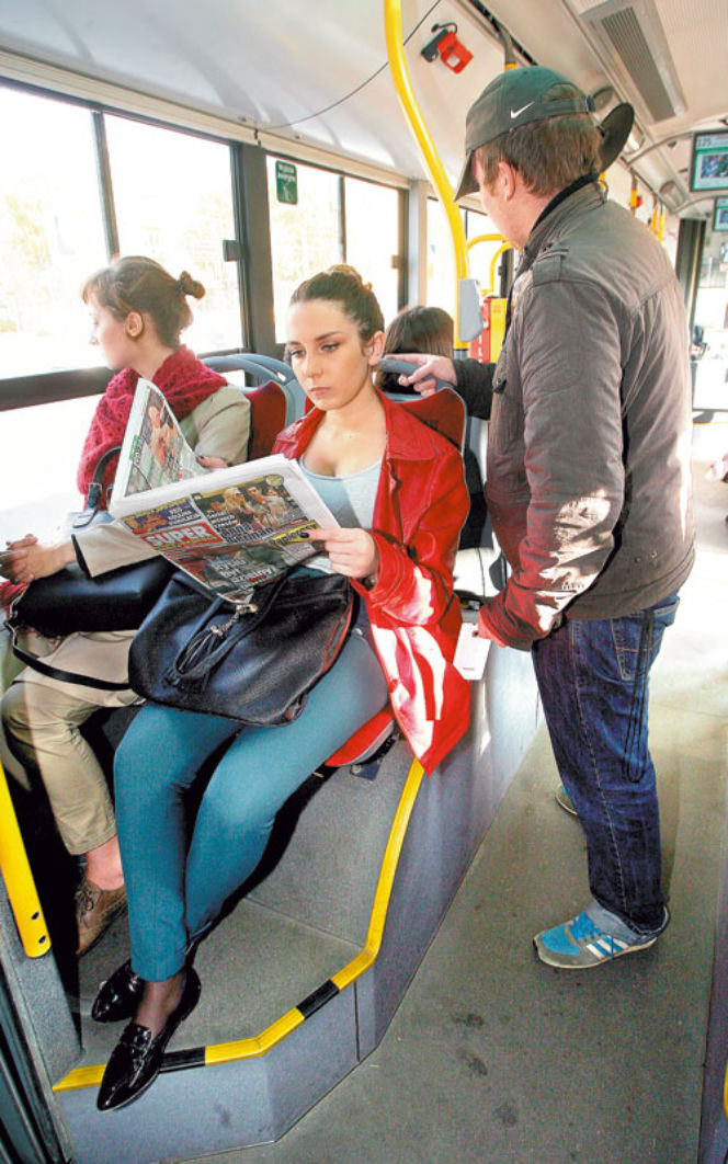 Nie  daj się okraść w autobusie
