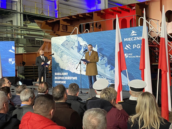Program Miecznik nabiera tempa. Położono stępkę pod drugą fregatę ORP Burza