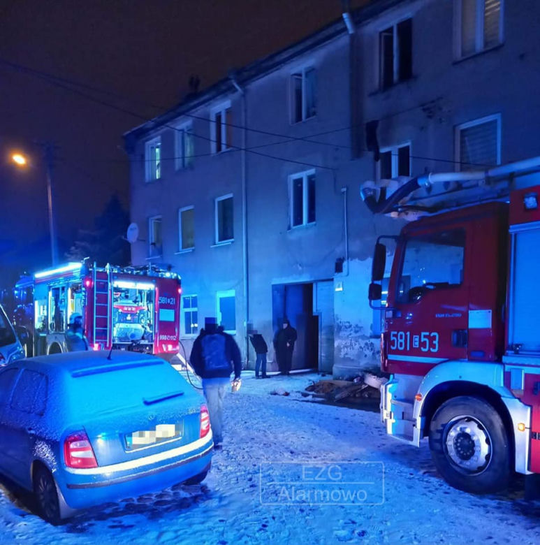 Tragiczny pożar w Zgierzu. Jedna osoba nie żyje
