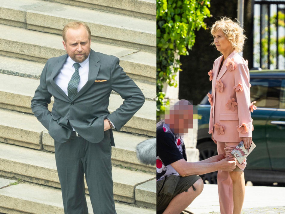 Gwiazdy na planie serialu "Klara"