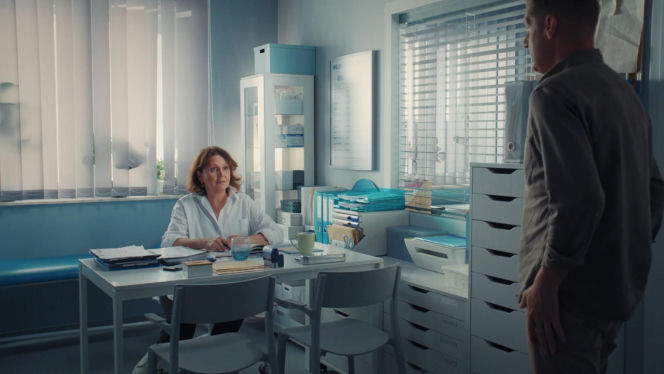 M jak miłość, odc. 1905. Paweł (Rafał Mroczek), Marysia (Małgorzata Pieńkowska)