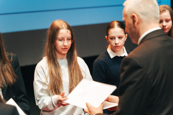 Najzdolniejsi uczniowie odebrali stypendia Prezydenta Miasta Siedlce
