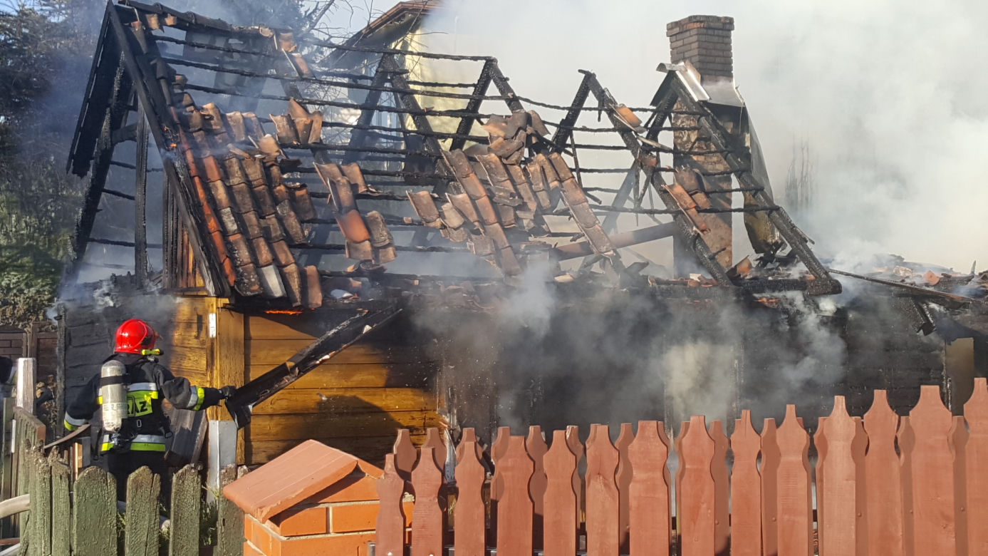 Białystok. Pożar na ul. Boboli 20.10.2019