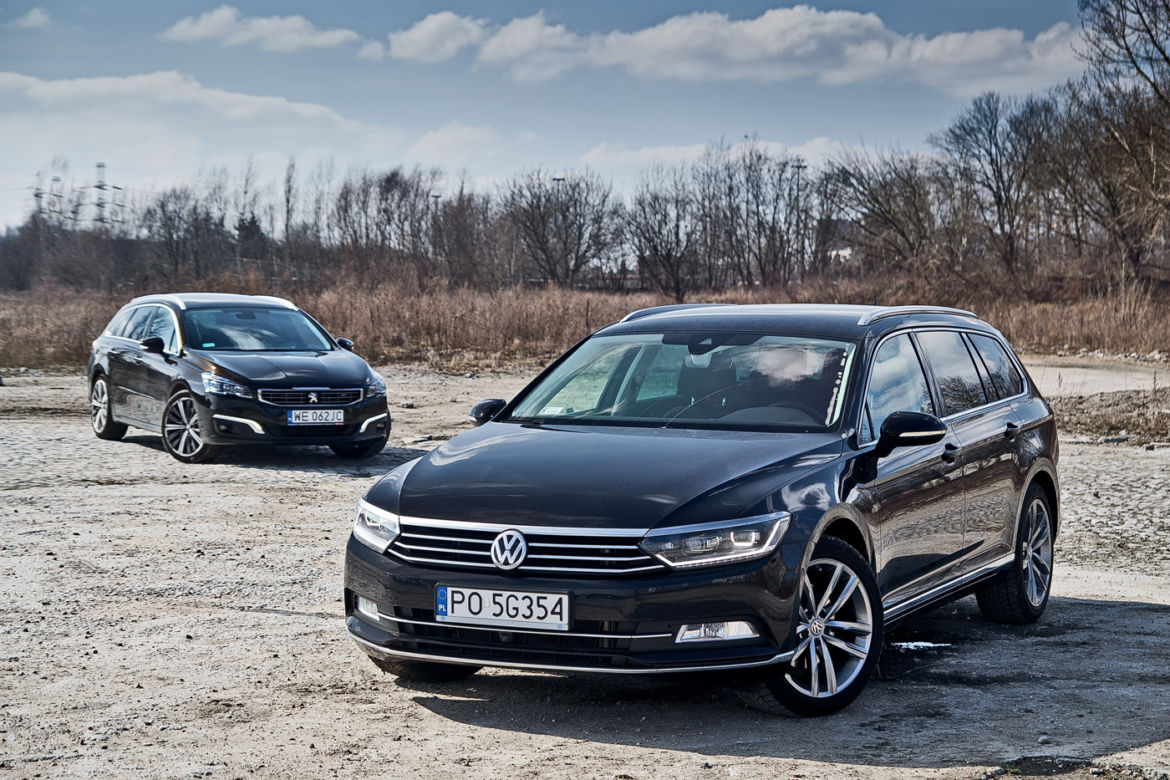 Peugeot 508 SW 2.0 HDI vs. Volkswagen Passat Variant 2.0 TDI