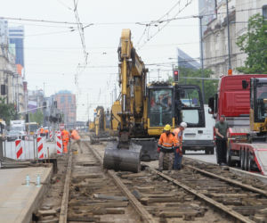 Remont torów na Jerozolimskich