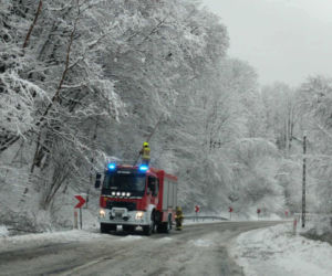 Pogodowy armagedon w Małopolsce. Drzewa łamały się jak zapałki. Setki interwencji