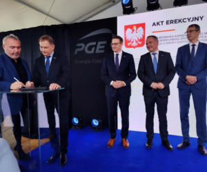 Wmurowanie kamienia węgielnego pod budowę nowego źródła ciepła dla Krakowa