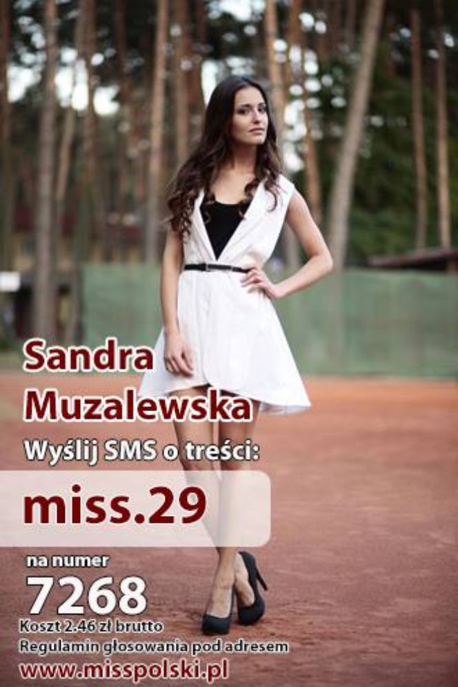 Wybory miss polski 2014 Sandra Muzalewska