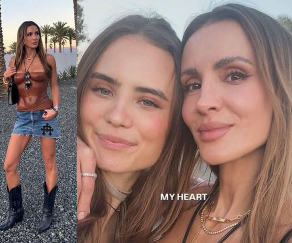 Sara Boruc z córką na Coachelli. Trudno rozróżnić, która jest starsza!