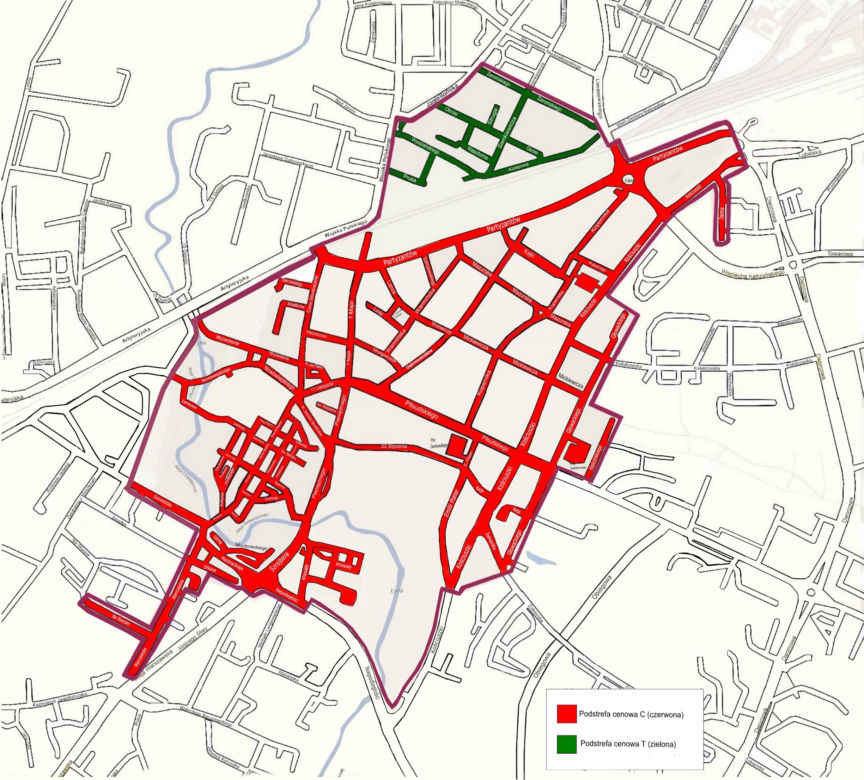 Zmiany w Strefie Płatnego Parkowania w Olsztynie. MAPA SPP OBOWIĄZUJĄCA OD 1 LUTEGO 2020 R.
