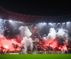 Lechia Gdańsk - Górnik Zabrze, zdjęcia kibiców i zawodników z meczu 18, kolejki PKO BP Ekstraklasy