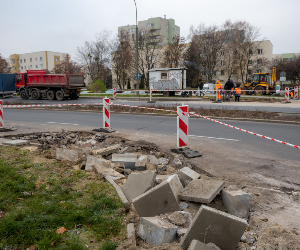 Prace na obwodnicy Gocławia