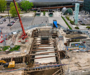 Tunel tramwajowy już połączony z Dworcem Zachodnim