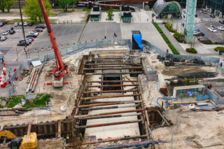 Tunel tramwajowy już połączony z Dworcem Zachodnim