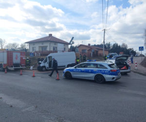 Wypadek na feralnym skrzyżowaniu w Ambrożowie