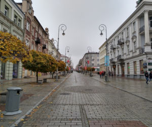 Ulice Kielc w dniu Święta Niepodległości 2020
