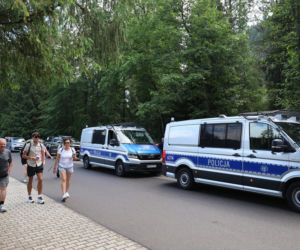 Protest przeciw przewozom konnym do Morskiego Oka