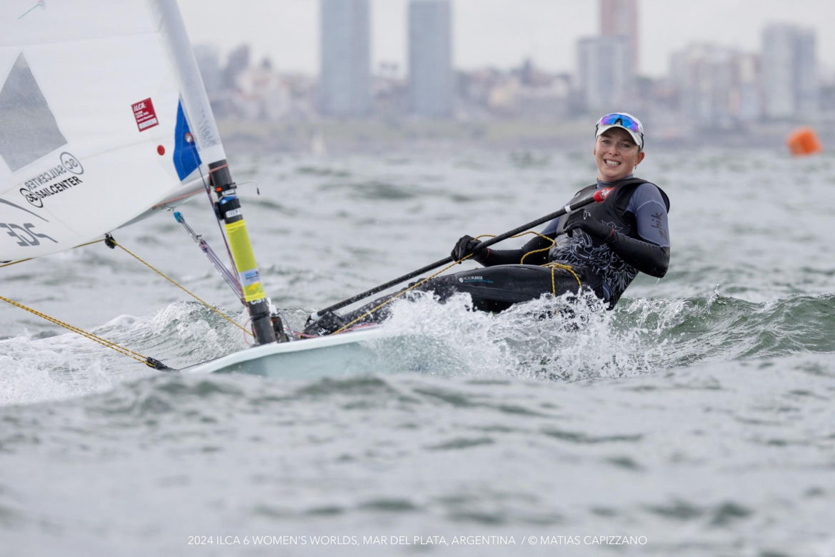 Agata Barwińska i Wiktoria Gołębiowska - MŚ ILCA6 w Argentynie