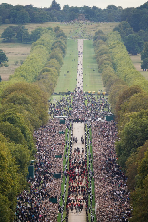 Ciało Królowej przybyło do Windsoru
