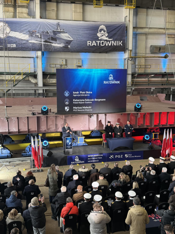 Budowa Ratownika ruszyła na dobre. Nowoczesny okręt wzmocni Marynarkę Wojenną