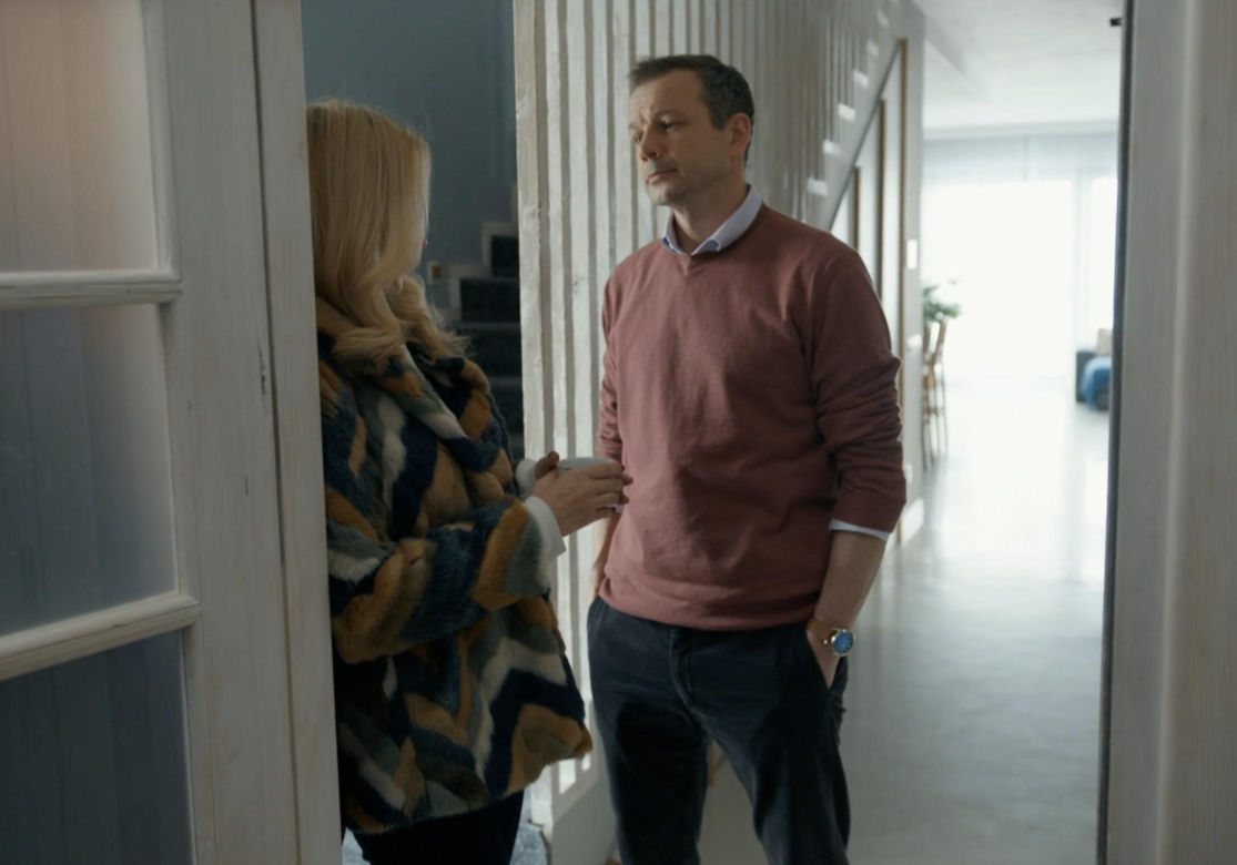 Barwy szczęścia, odcinek 3196: Karolina (Marta Dąbrowska), Bruno (Lesław Żurek)
