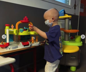 Marta Chyczewska z synkiem