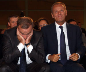 Donald Tusk i Grzegorz Schetyna