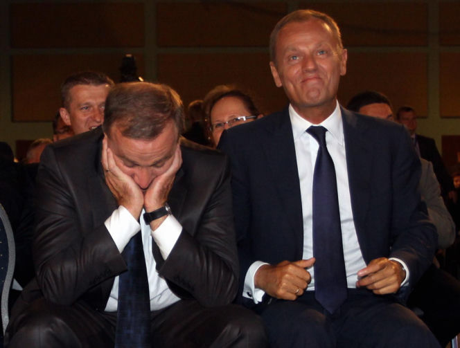 Donald Tusk i Grzegorz Schetyna