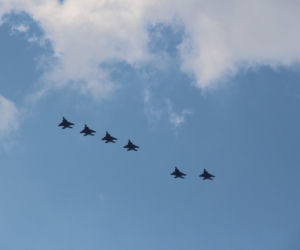 Kilkadziesiąt amerykańskich samolotów nad Polską. Co tu robią? Pentagon wyjaśnia [ZDJĘCIA]