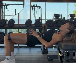 Anna Lewandowska i jej wytrenowane pośladki